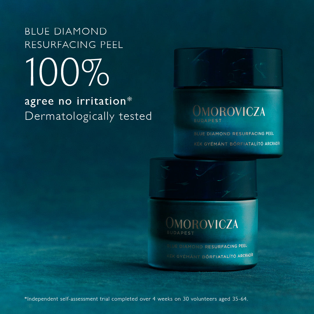 aphrodite PA フェイスマスク 青 Blue Diamond Resurfacing Peel – Omorovicza