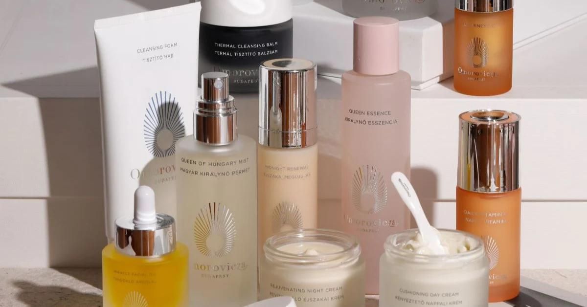 Omorovicza storefront imagery, brand website preview image